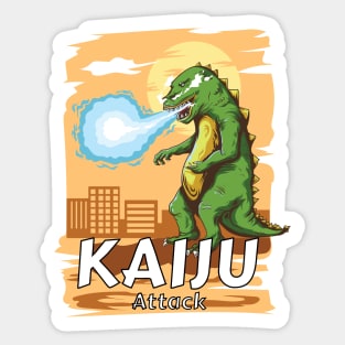 Kaiju Attack Sticker